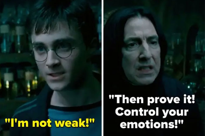 In Order Of The Phoenix, Snape Teaches Harry Occlumency And Says A Bunch Of Mean (And Likely True) Stuff About His Dad. It Quickly Becomes Clear He's Provoking Harry In Order To Prove A Point About How He's Vulnerable To Voldemort