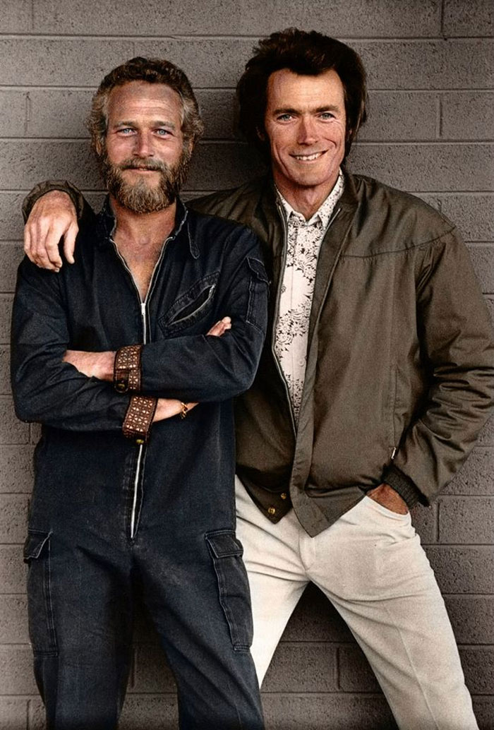 Paul Newman & Clint Eastwood