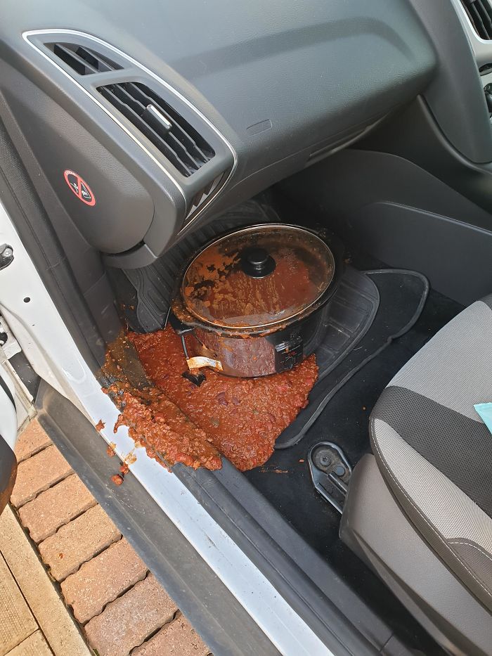 Someone Cut Me Up While Transporting Chilli For My Sister In Laws Birthday Dinner