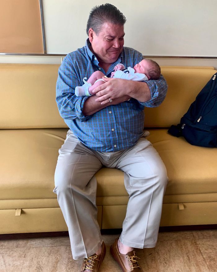 My Dad Meeting My Son For The First Time Yesterday. I’ve Never Seen My Dad So Happy. Feels Real Good, Man