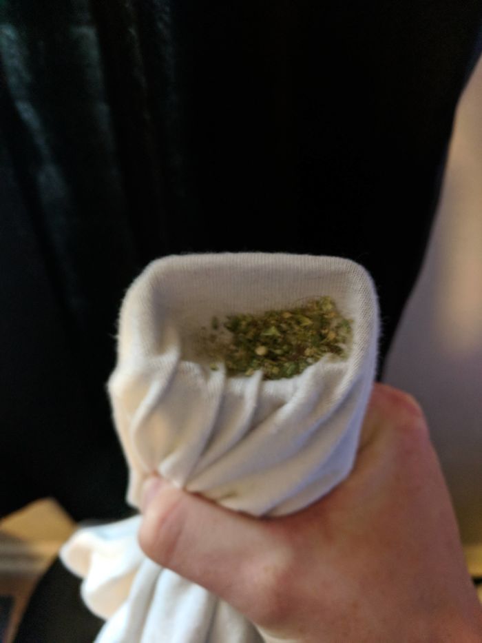 Dropped Your Grinded Herb On Ground? Use A T-Shirt Over A Vacuum Hose To Pick It Up