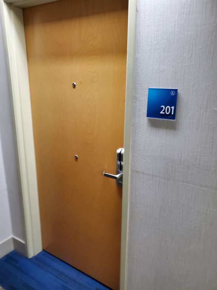 This Hotel's Rooms For Physically Impaired People Have A Second, Lower Peephole