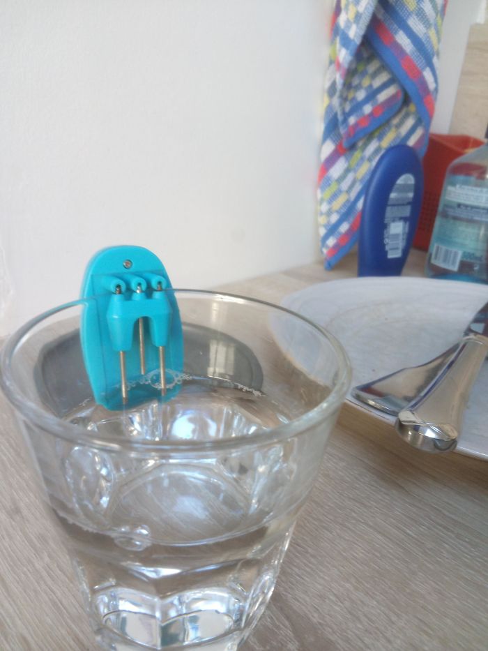 This Thing Starts Making A Sound When Your Glass Is Almost Full, For The Visually Impaired