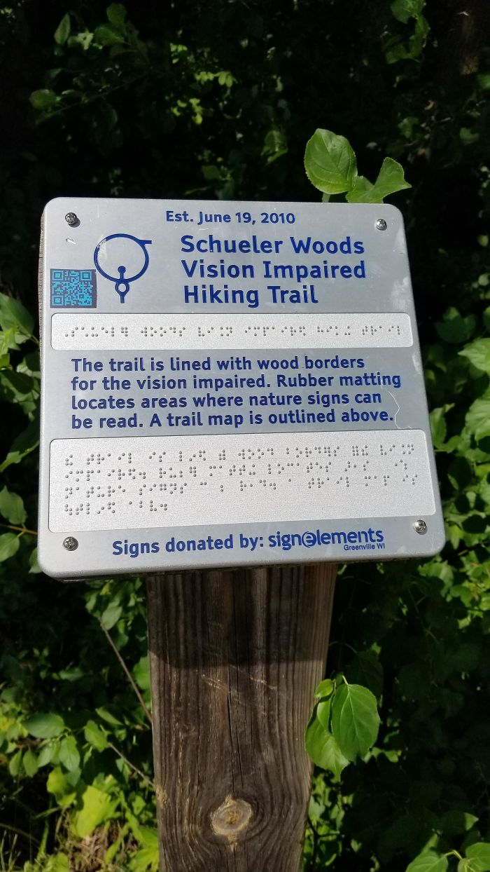 This Park Has A Nature Trail For The Visually Impaired
