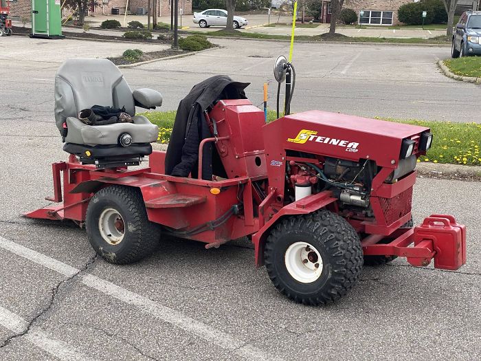 Tractor Designed For A Wheelchair Bound Operator, Plus A Comfy Passenger Seat