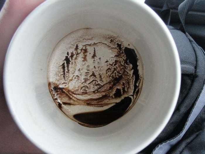 What Happened To My Coffee Cup After I Left It Sideways For A While