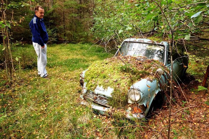 Took My Dad To See If His First Car Was Still Where He Left It When Its Engine Seized -- 40 Years Ago. It Was