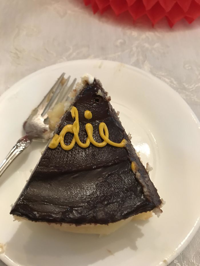 Mother-In-Law Just Served Me This Piece Of Cake