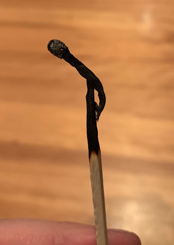 My Burnt Match Looks Like A Stage Microphone