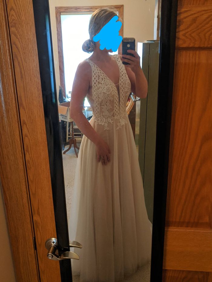 My Dress Arrived This Morning And I Love It. $549.00