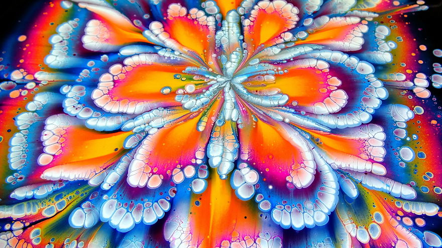 Stunning Cup Bottom Flower Dip ~ Thicker Pearl White Makes The Difference! ~ Must See! Stunning Cup Bottom Flower Dip ~ Thicker Pearl White Makes The Difference! ~ Must See!