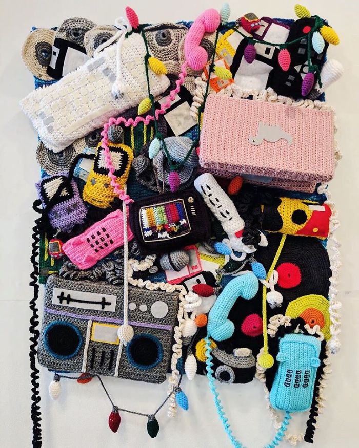 Amazing 'Techstile' Blanket Crocheted By Craftivist Collaborative, Threadwinners
