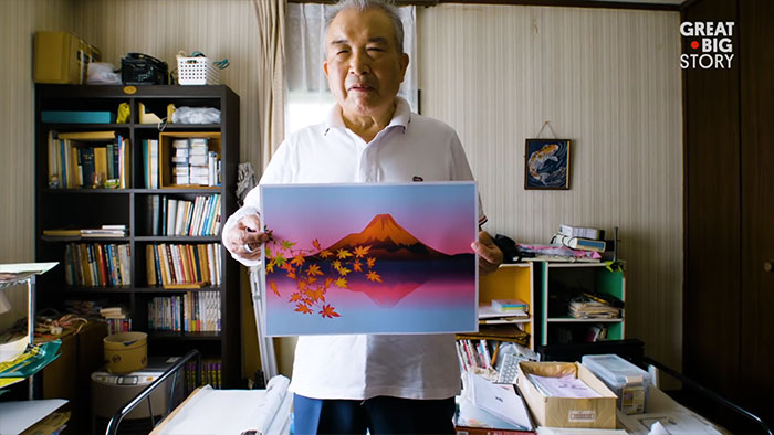 80-Year-Old Man Masters Excel To Create Amazing Paintings (19 Pics)