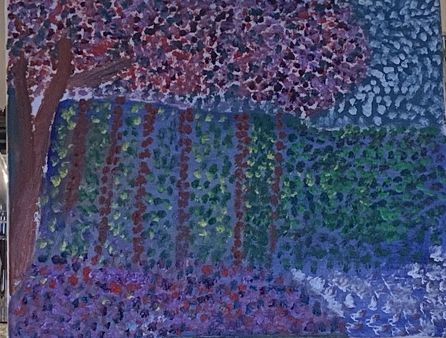 Progression Of Pointillism Painting