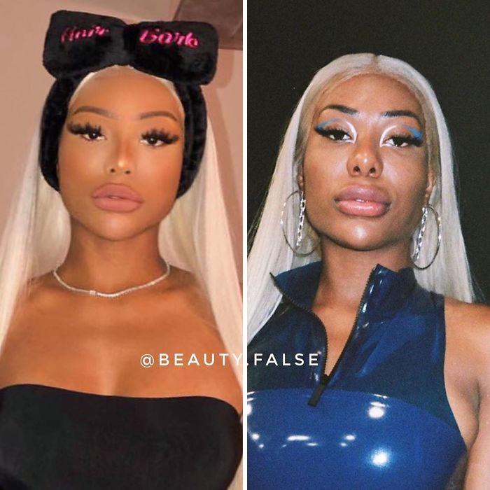 This Instagram Account Exposes Influencers Who Lie About Their True Appearance (30 Pics)