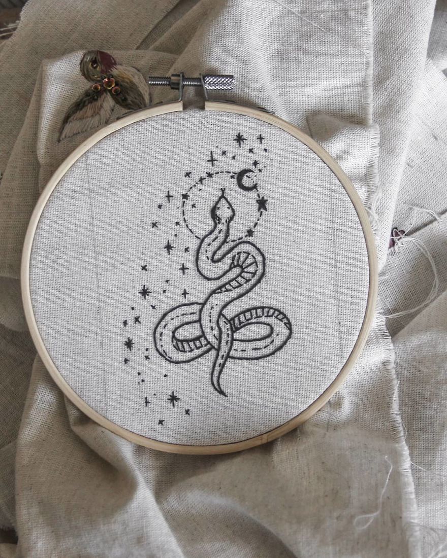 Here's My Embroidered Art For Everyday Wear