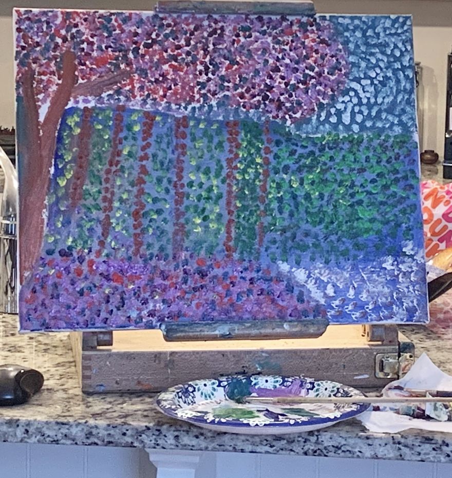Progression Of Pointillism Painting