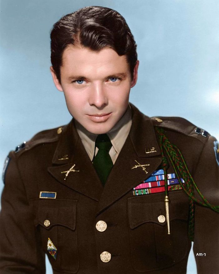 Audie Murphy, uno de los soldados más condecorados en la 2ª Guerra Mundial