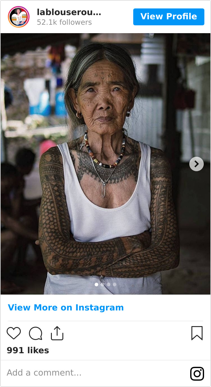 This 103-Year-Old Woman Is The Last Filipino To Preserve Ancient Tattoo Tradition