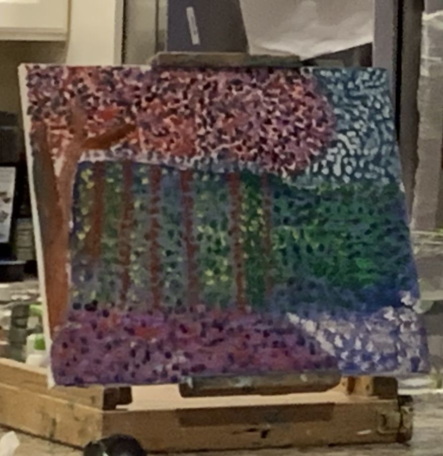 Progression Of Pointillism Painting