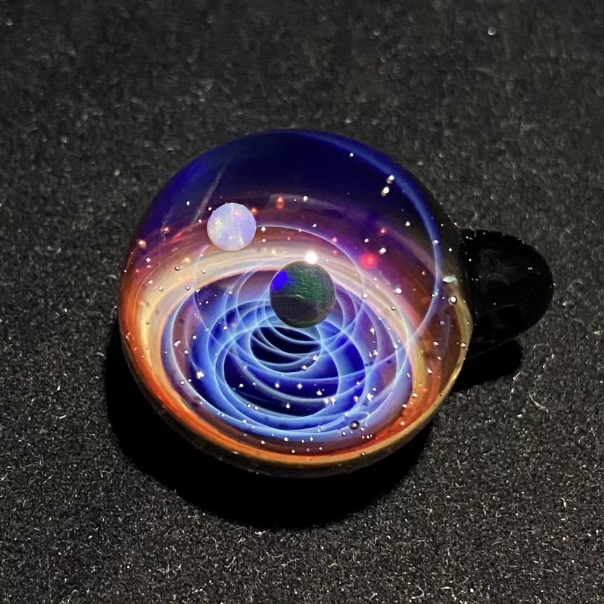 Galaxy Pendant Necklace| Universe Galaxy Glass Pendant
