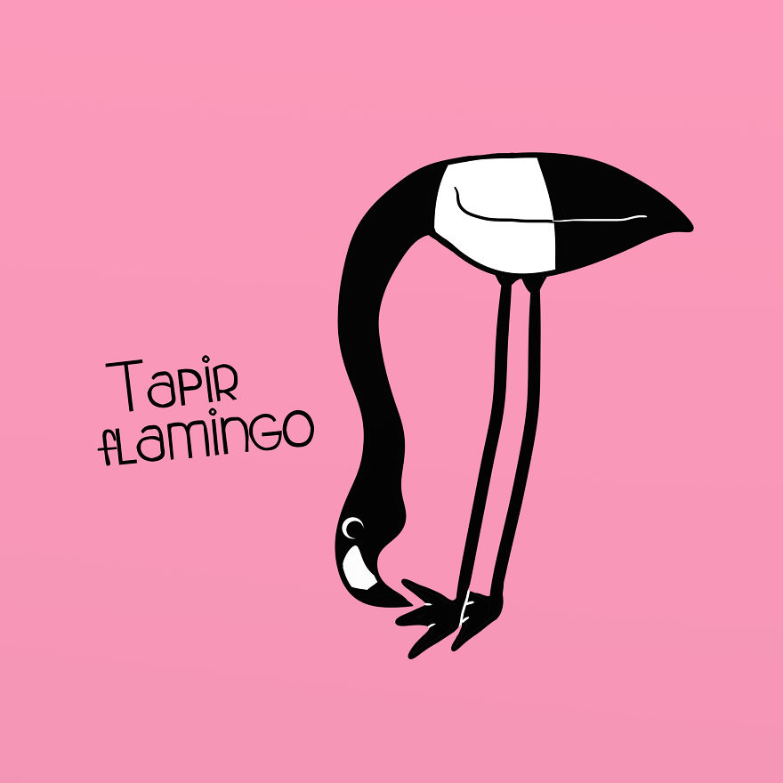 Tapir Flamingo