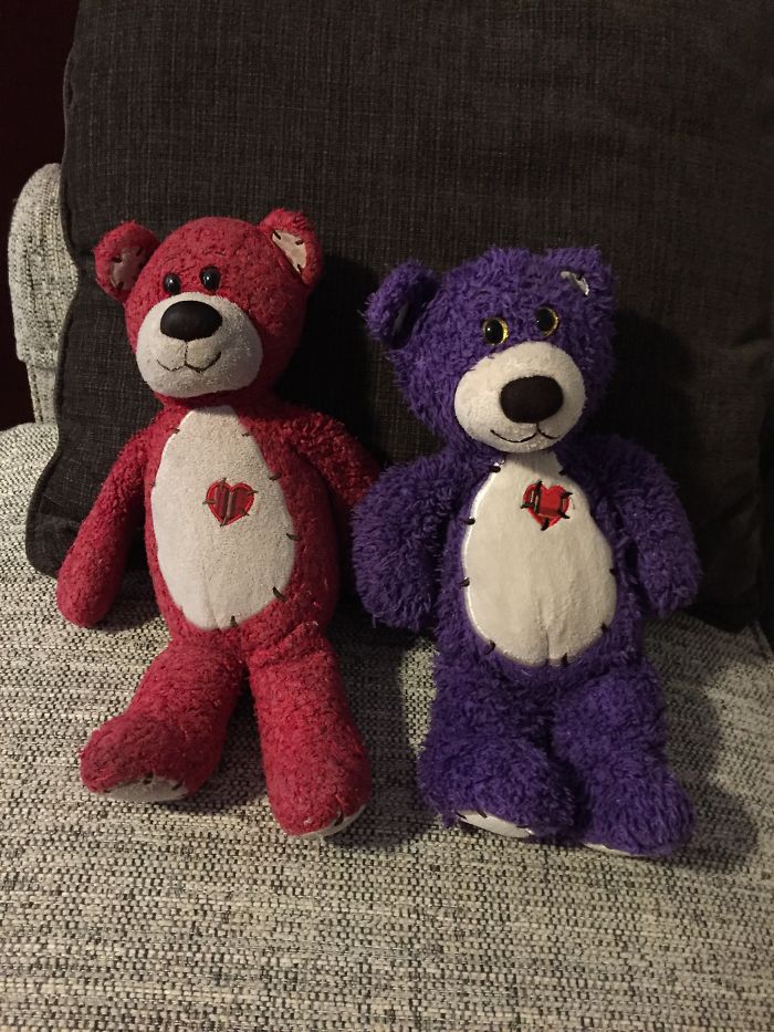#14 Meet Red Bear And Purple Bear, Give To Me By My Big Sister, Red Bear Has Been With Me For 12 Long Years!