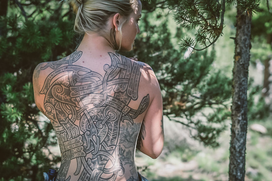 Backpiece On The Amazing, Famous And Often Returning @kalenthorien From The Us