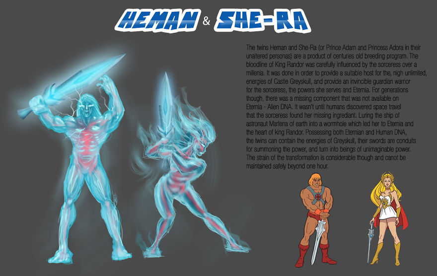 My Masters Of The Universe Redesigns