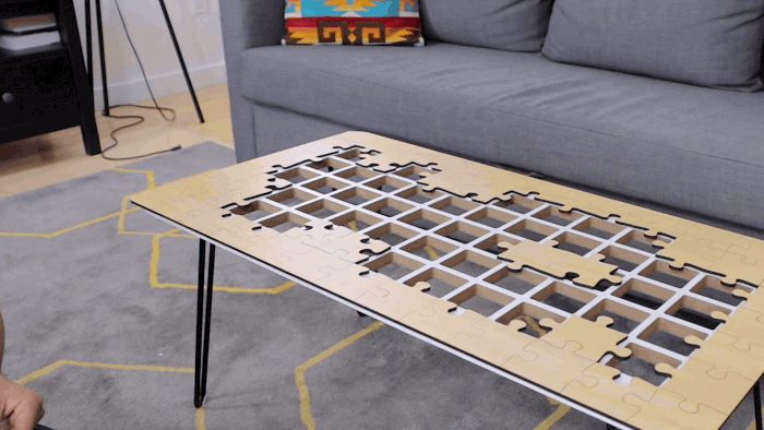 The Jigsaw Puzzle Coffee Table by Unnecessary Inventions — Kickstarter