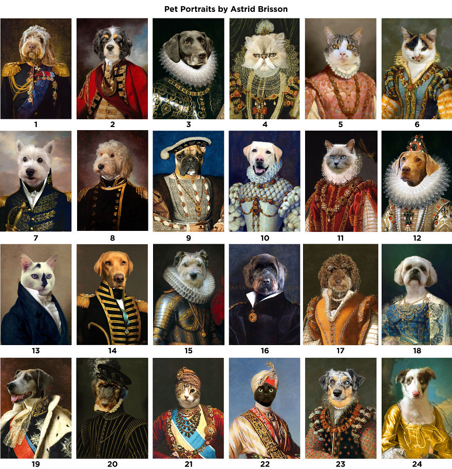 Royal Pet Portraits Are In! Royal Pet Portraits Are In!