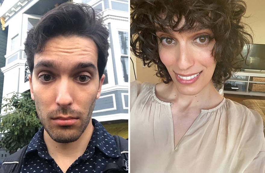 Woman Reveals Her Transition Photos After Taking Hormones For 14 Months