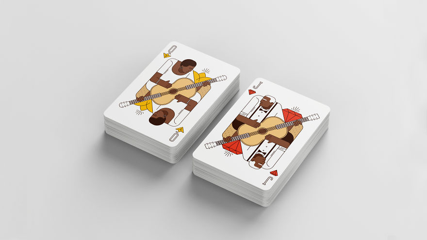 Blues Pioneers Honoured In Illustrated Playing Cards.