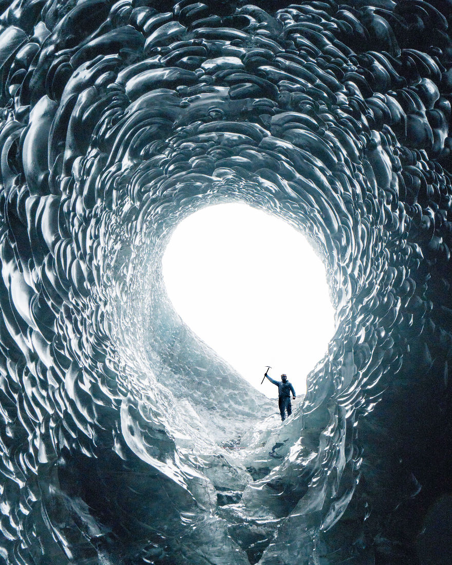 The Anaconda Ice Cave