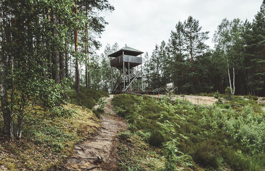 Observation Tower In The Middle Of Nowhere