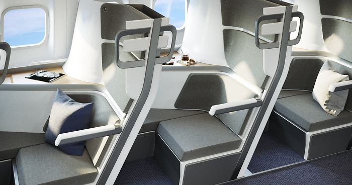 This New Airplane Seat Design Allows Economy Class Passengers To
