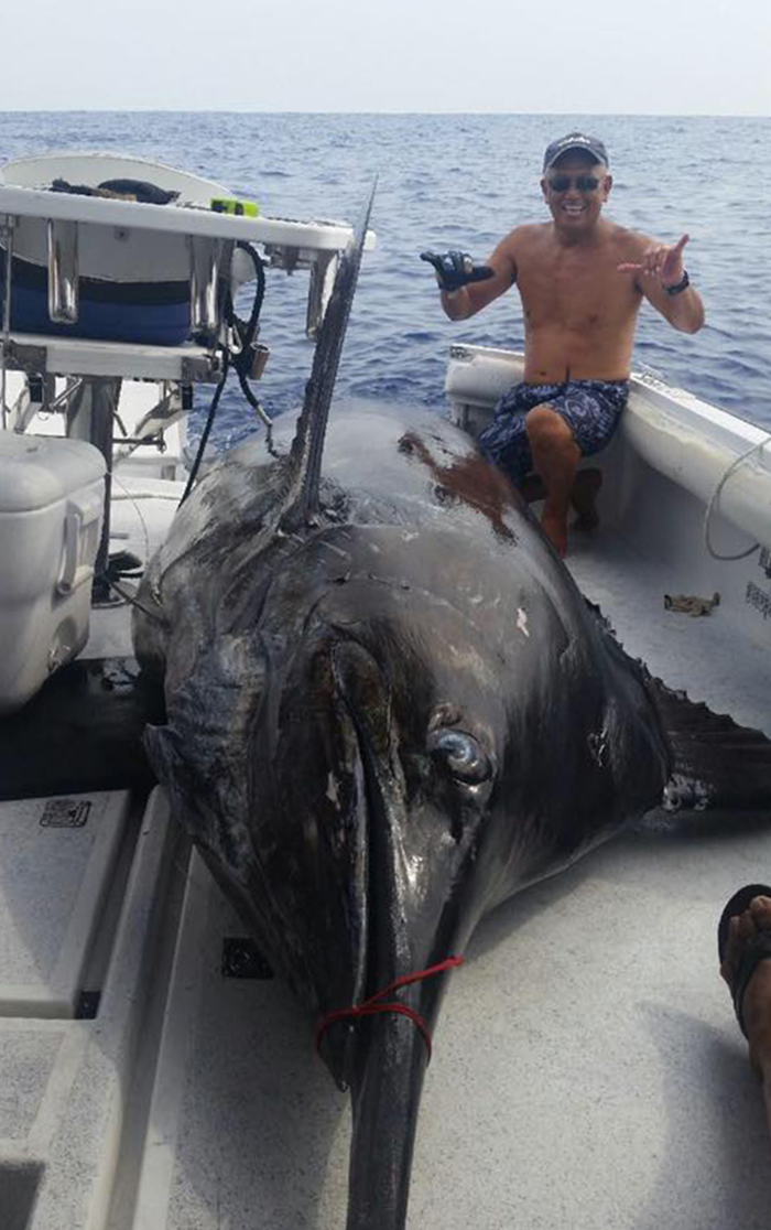 Fisherman Posing With 1,368-Pound Marlin He Just Caught