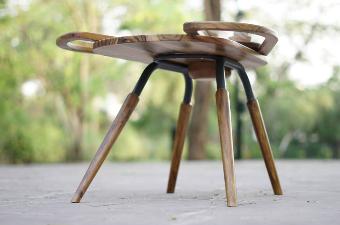 This Unique Table Called 'Elytra' Was Inspired By The Wings Of A Beetle