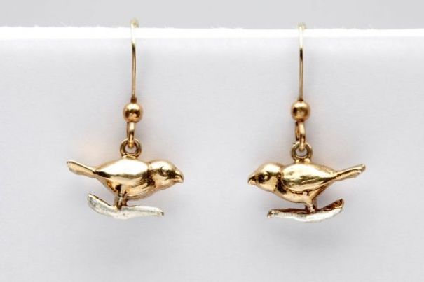 Original Silver Earrings Online - Bird Earrings