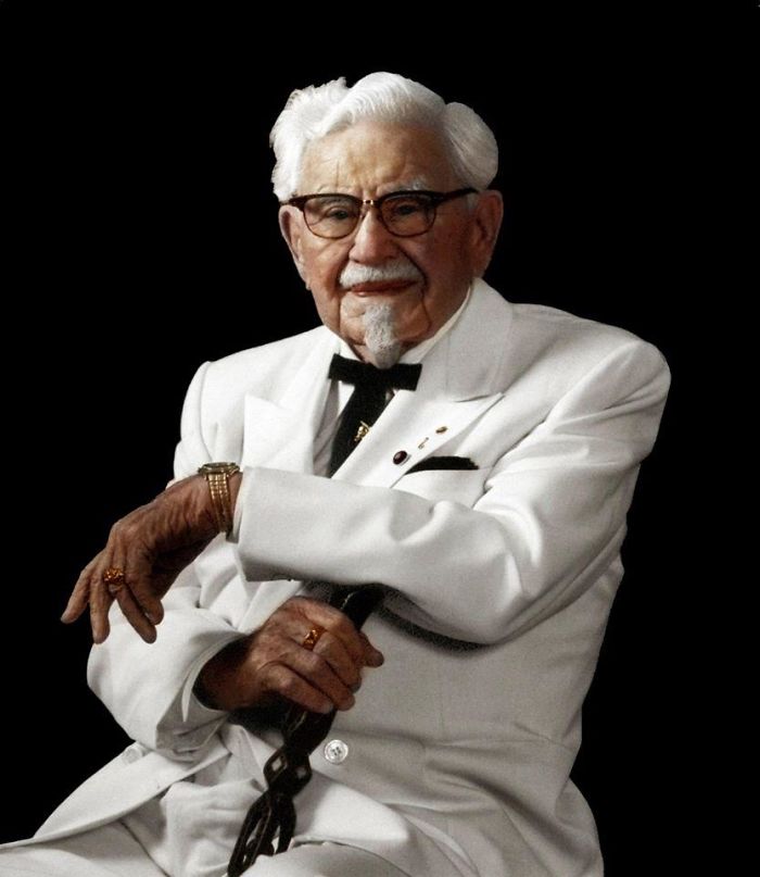 Colonel Sanders, The Man Who Created Kentucky Fried Chicken