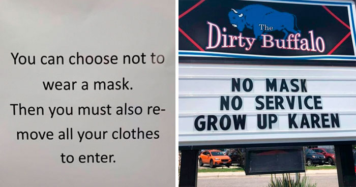 22 Funny, Straightforward Signs About The Coronavirus Situation Put Up By Shops And Restaurants