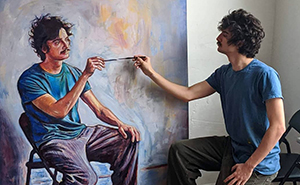 This Guy Created The "Inception" Of Paintings By Creating A Series Of Portraits In Portraits Of Himself