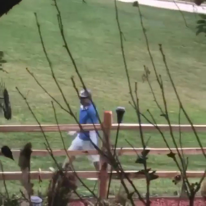 Dad Pulls An Ultimate Dad Joke On A Golfer By Pretending That His Golf Ball Hit Him In The Head