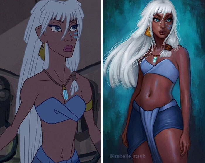 This Artist Turns Disney Animals Into Humans Using Her Own Unique Style