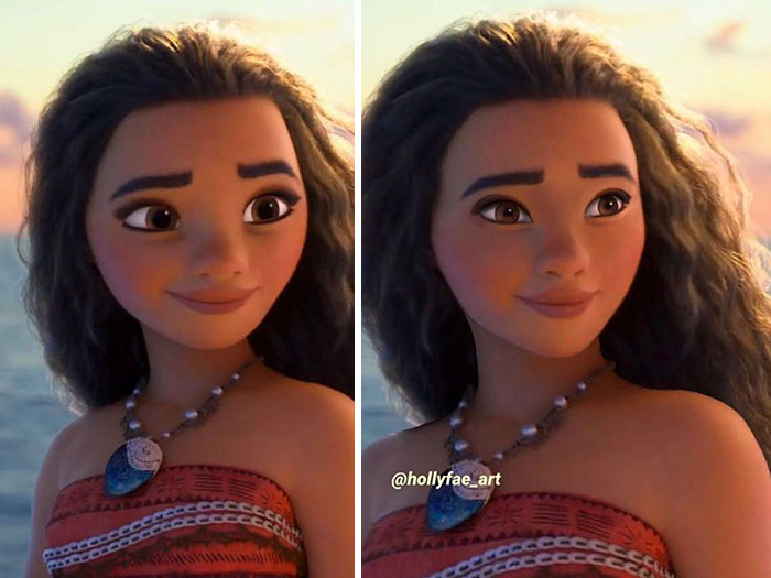 11 Wajah karakter Disney ini dibuat realistis, lebih suka yang mana?