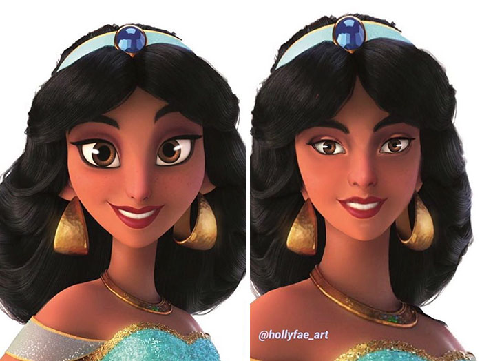 Esta artista muestra el aspecto de 10 princesas Disney si tuvieran proporciones realistas
