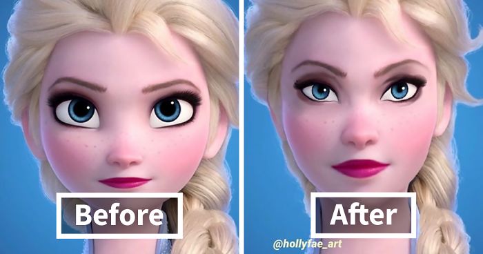 Artist Shows What 10 Disney Princesses Would Look Like With Realistic  Proportions | Bored Panda