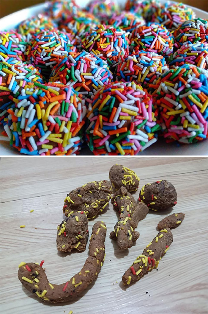 When You Let Your 3-Year-Old Kid Make Graham Balls