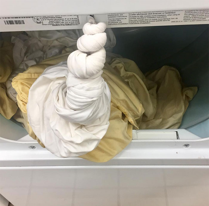 When You Open The Dryer And Your Laundry Looks Like Soft-Serve