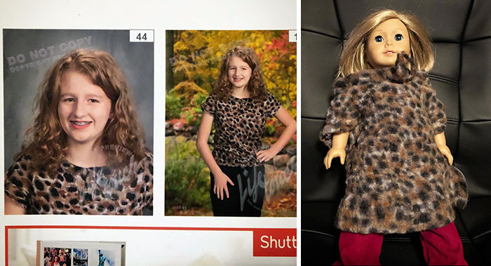 Cute Leopard Print Doll Shirt? Or A Human “Dry Clean Only” Shirt? You Decide